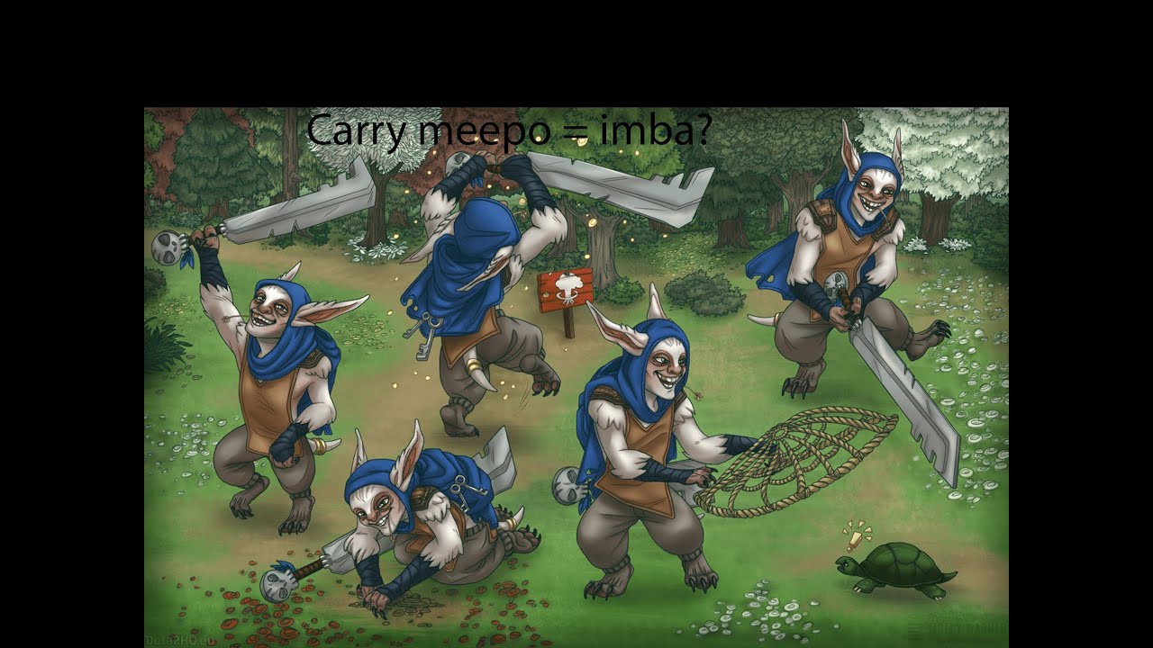 Meepo carry = imba? Как играть на керри мипо | Dota highlight
