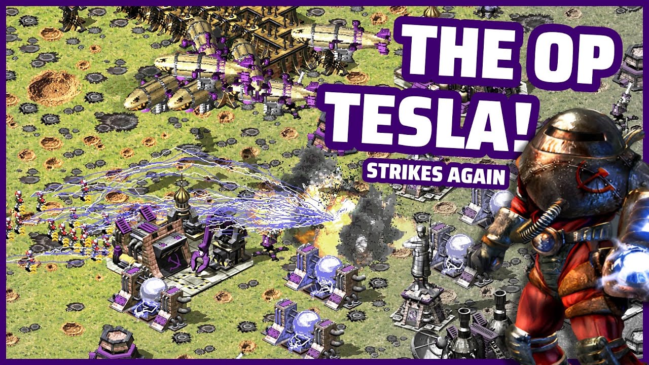 Red Alert 2 | The OP Tesla Strikes Again! | (7 vs 1 SmartAI)