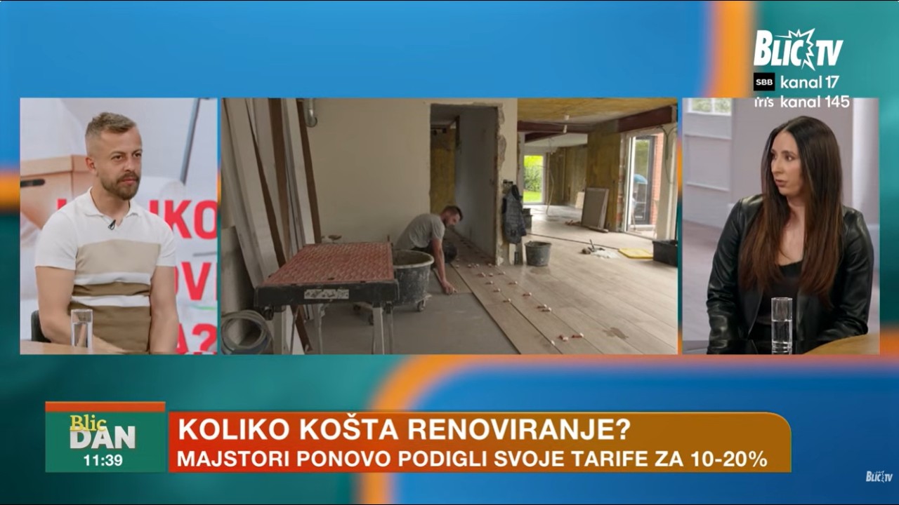 KOLIKO KOŠTA RENOVIRANJE KUĆE? Majstori podigli cene za 10–20%, veliki udar na kućni budžet