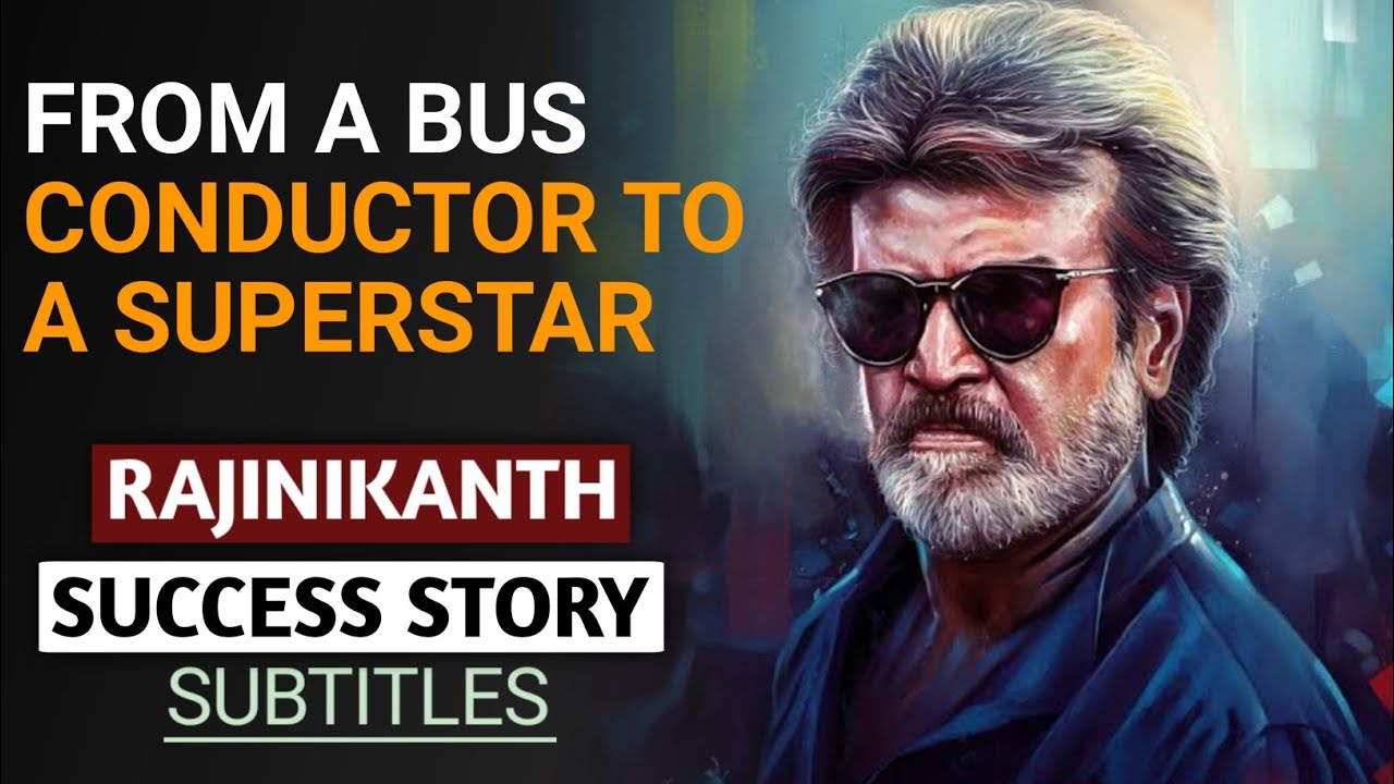 Superstar Rajinikanth Success Story | (Learn English with SUBTITLES ) | Biography
