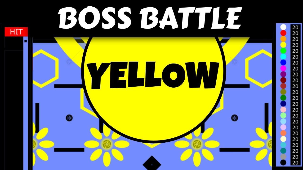 24 Marble Race Boss Battle : YELLOW (by Algodoo)