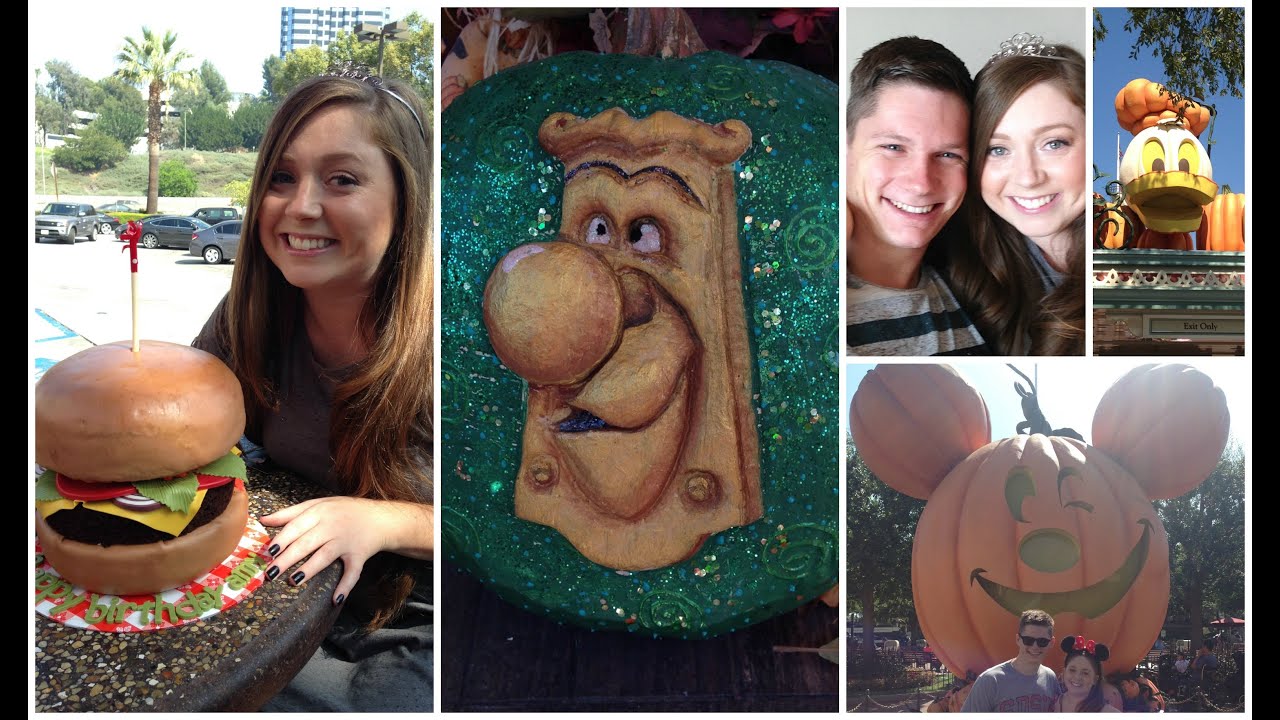 Birthday Disneyland Vlog/My Cheeseburger Cake! 2014