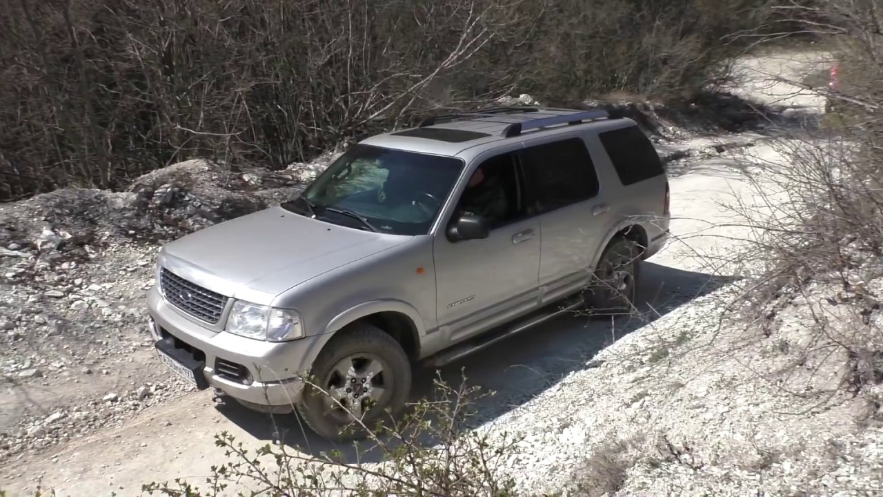 ☄ Небольшой Оффроуд тест внедорожника Ford Explorer 3 в Крымских горах