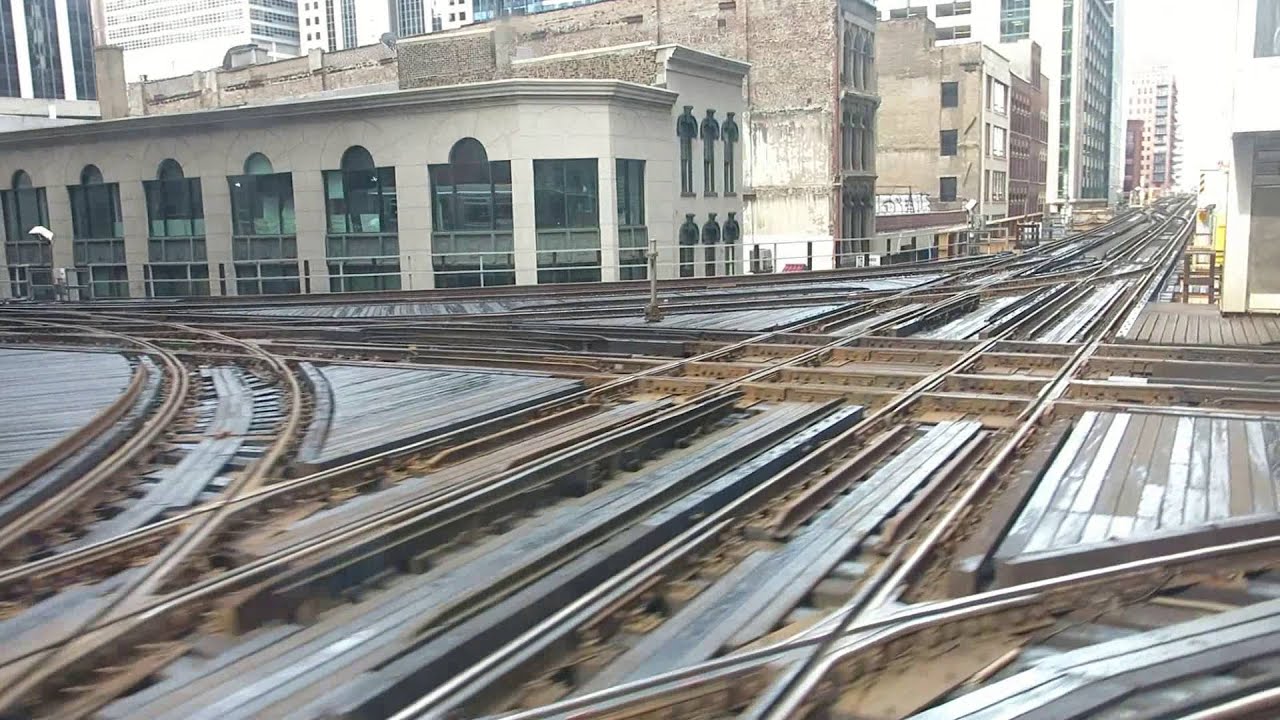 CTA Brown Line ride from Adams/Wabash to Kimball