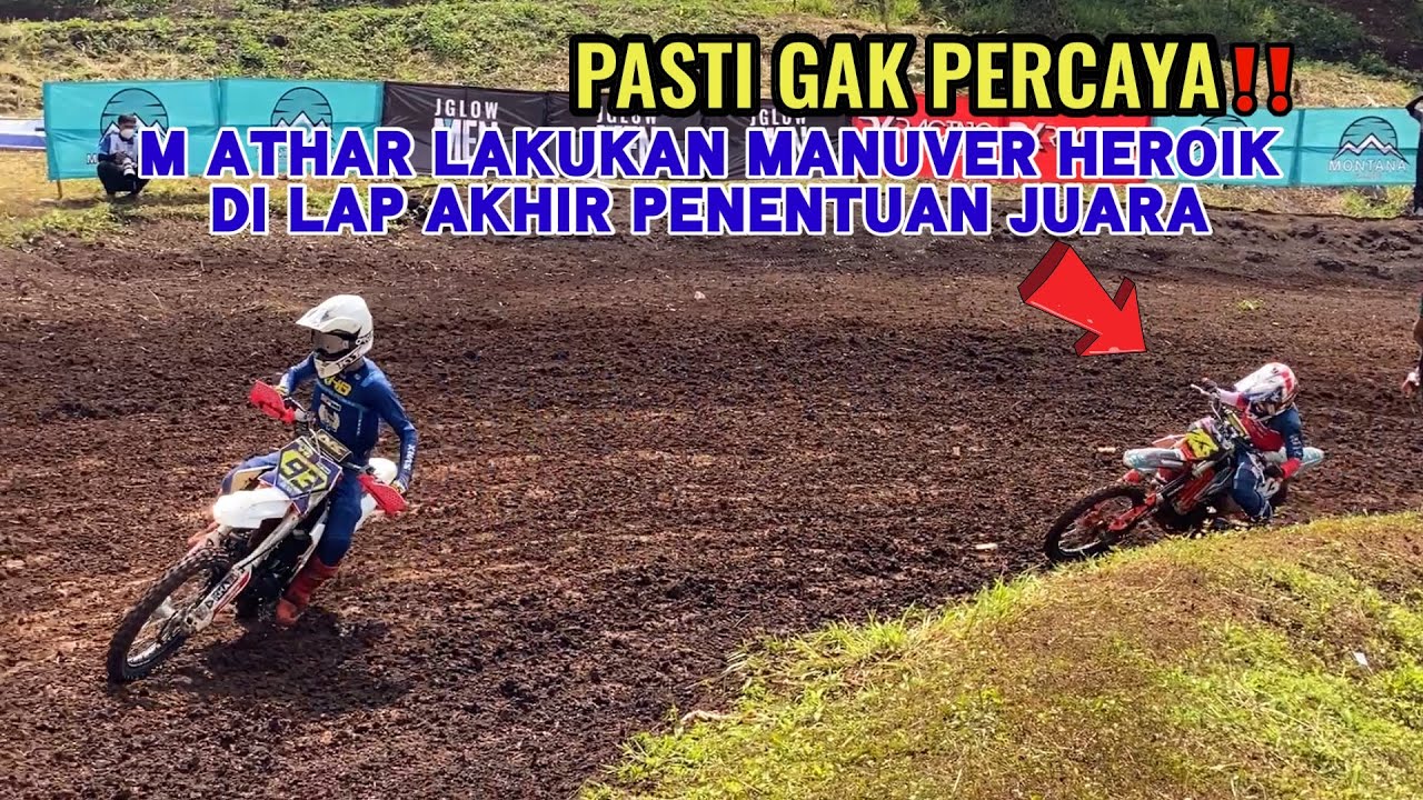 Pasti Gak Percaya‼️ M Athar Lakukan Manuver Di Tikungan Terakhir Grasstrack Terbaru