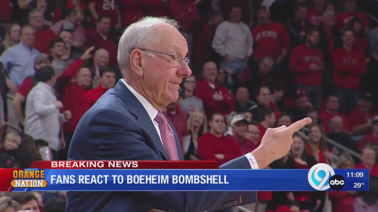 Fans react to Coach Boeheim departure