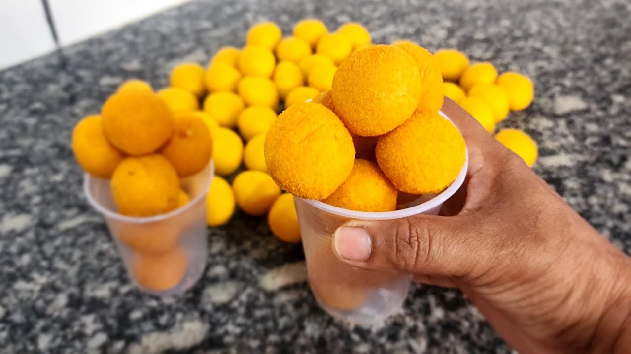 MINI BOLINHA DE PIZZA O SALGADINHO QUE MAIS VENDE NAS LANCHONETE
