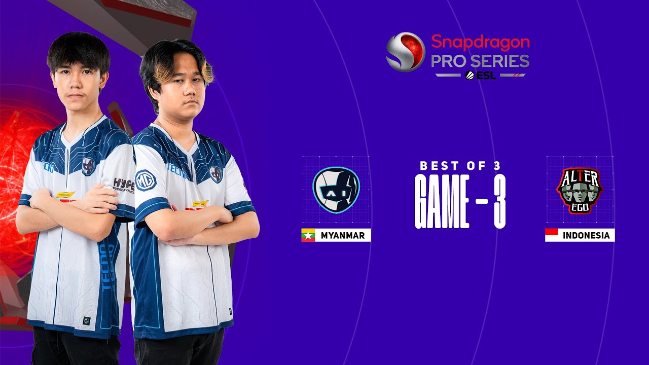[Game - 3] Ai Esports vs Alter Ego  | Snapdragon Pro Series