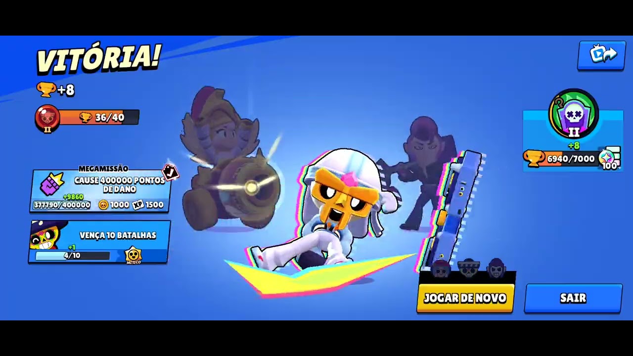 Jogando com thi @BrawlStars @byLucao 