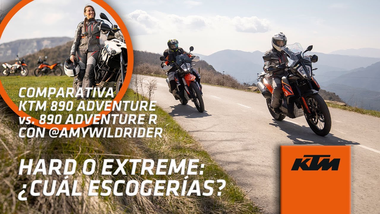 KTM 890 Adventure contra 890 Adventure R… Lucha entre hermanas ¡con una invitada muy especial!