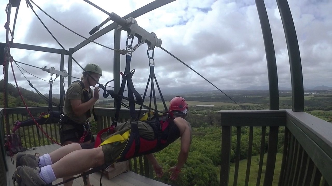 OUTFITTERS FLYLINE ZIPLINE KAUAI 4000 FT