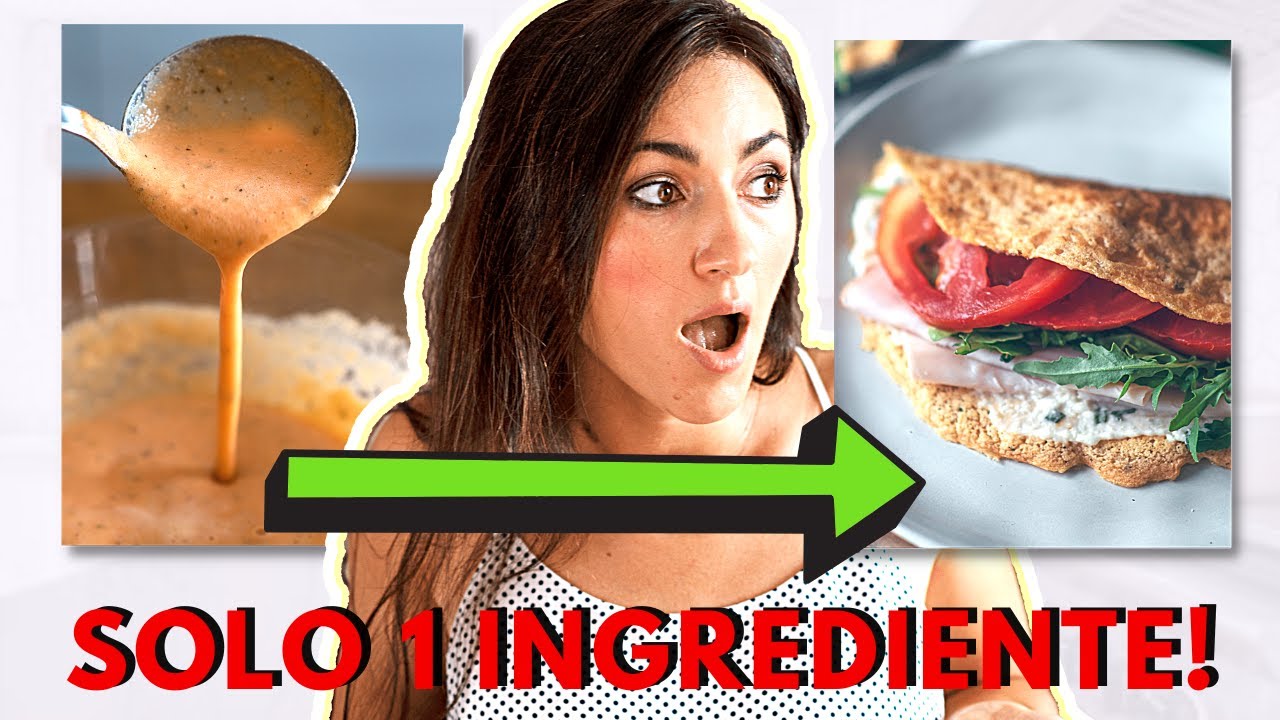 PREPARI QUESTE CREPES CON SOLO 1 INGREDIENTE! (SENZA UOVA E SENZA FARINA)