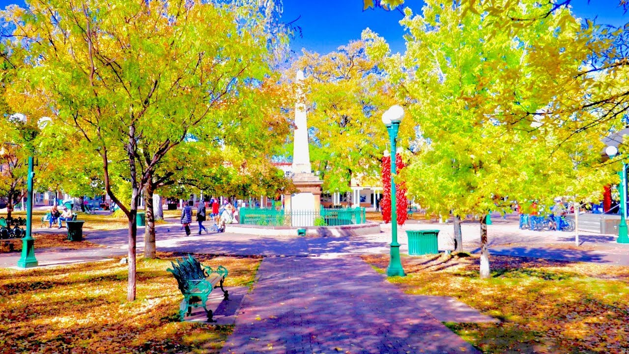 A Walk Around the Santa Fe Plaza, Santa Fe, New Mexico