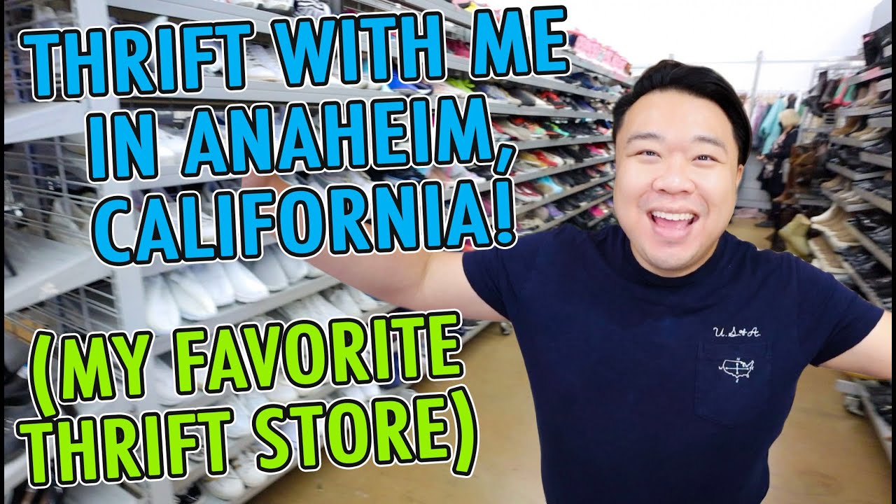 THRIFT WITH ME IN ANAHEIM, CA | MY FAVORITE STORE! #HADRIANTHRIFTS #TRIPTOTHETHRIFT #THRIFTHAUL