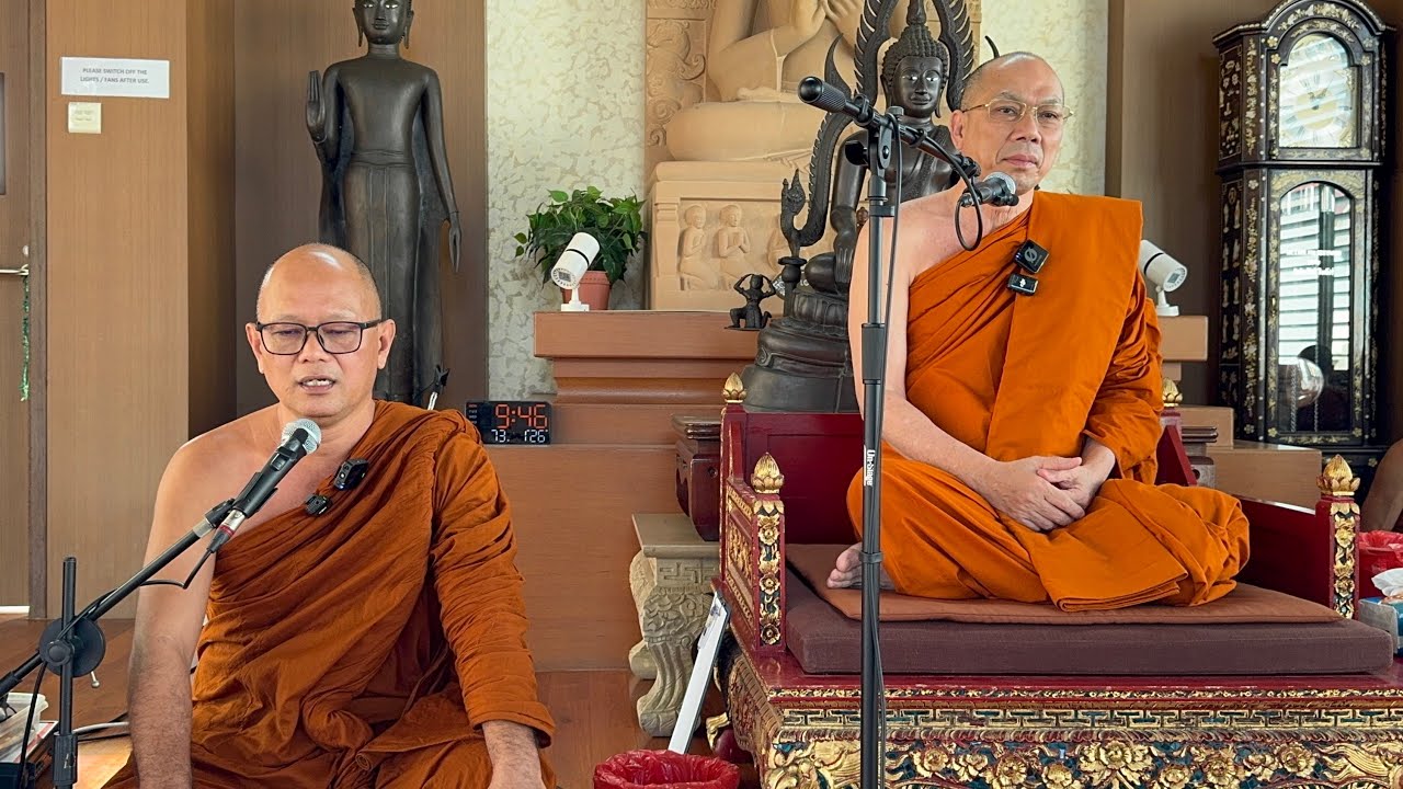 25/01/26 - Dhamma talk by Chao Khun Somchat and translated by Bhante Ujuko .