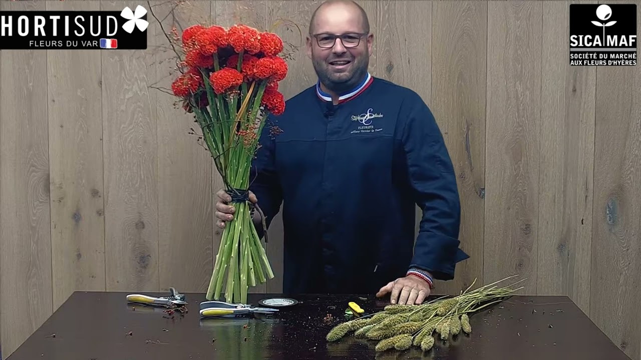 Bonjour les fleuristes ! La marrante d'Halloween par Stéphane Chanteloube Meilleur Ouvrier de France
