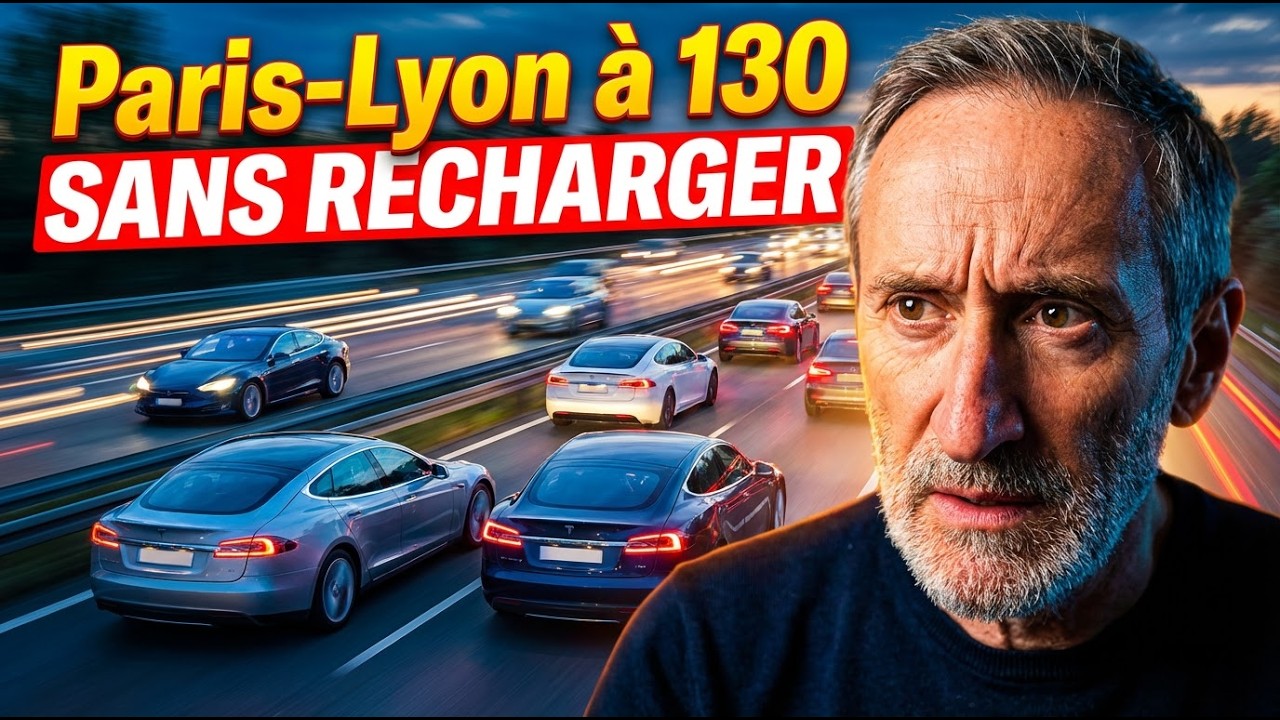 Paris-Lyon à 130 km/h SANS RECHARGER !