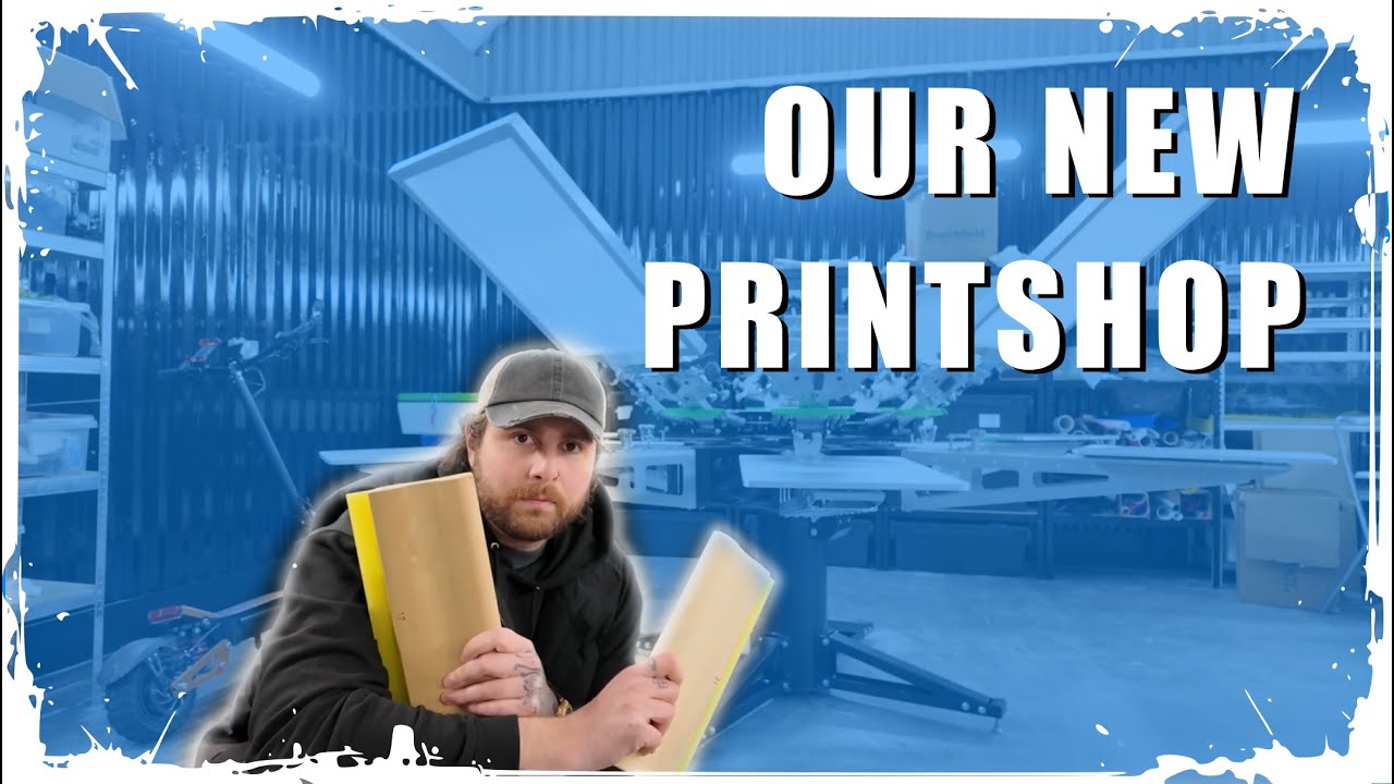 Our Brand New Print Shop | Full tour & Equipment Showcase