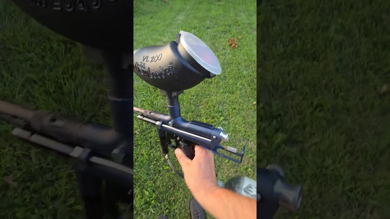 Tricked out trilogy autococker shooting butter 🧈 #paintball #viral #diy #fyp #foryou #trending