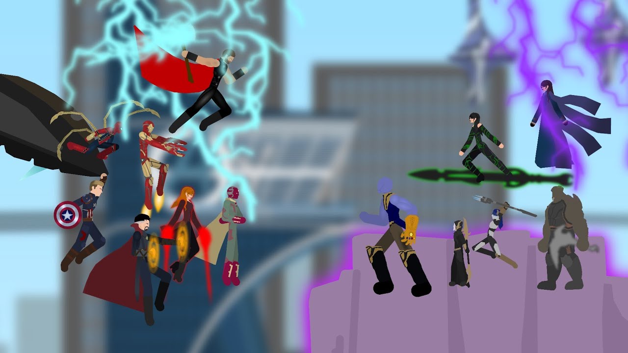 Thanos vs avengers part 1