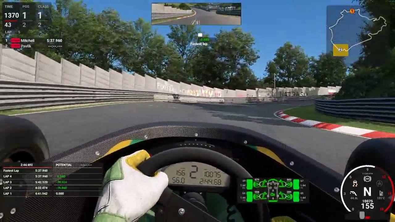 Automobilista 2 Nordschleife F1 gen4