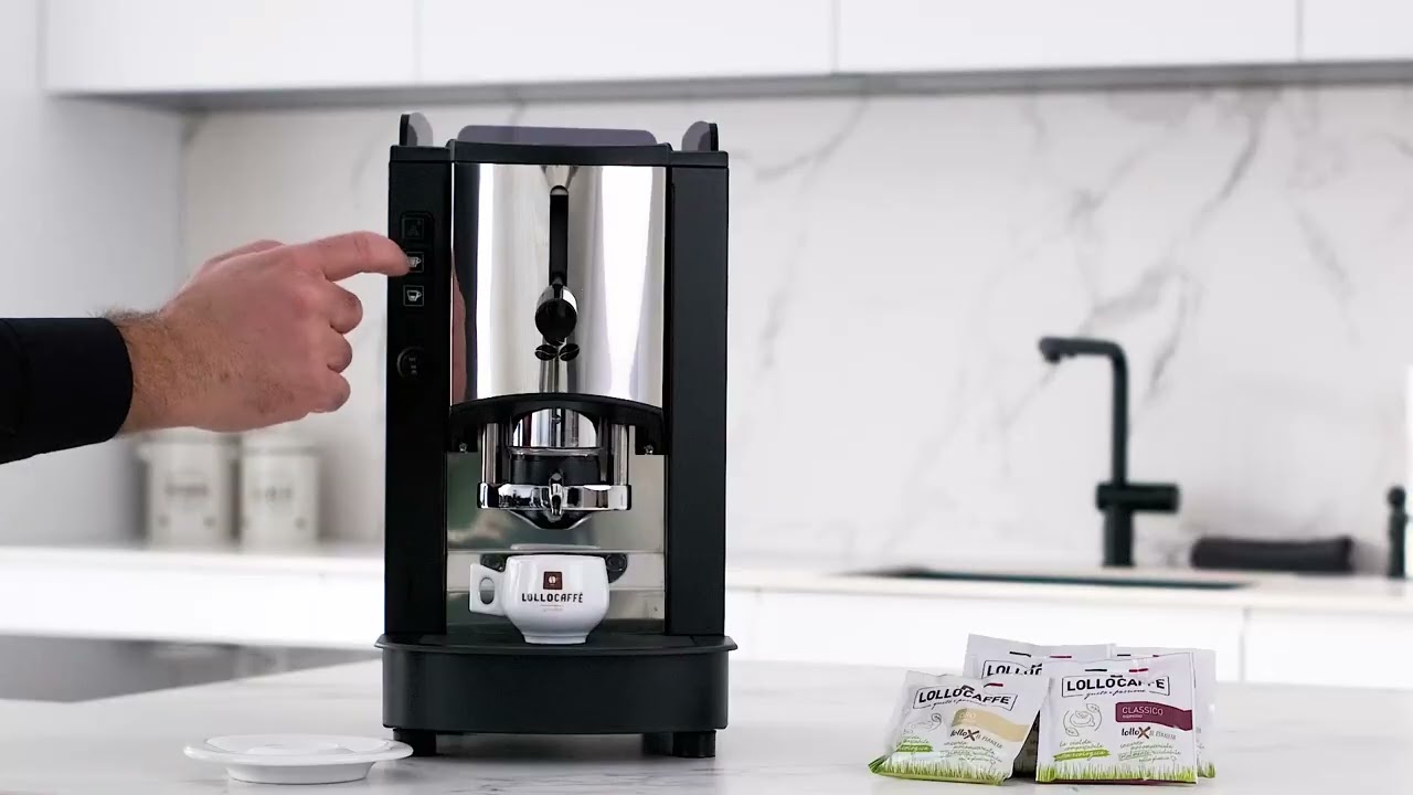 Spinel Pinocchio Dosiert Kaffeemaschine E.S.E Pads mit Lollo Caff&egrave; Kaffeepads E.S.E im Beutel