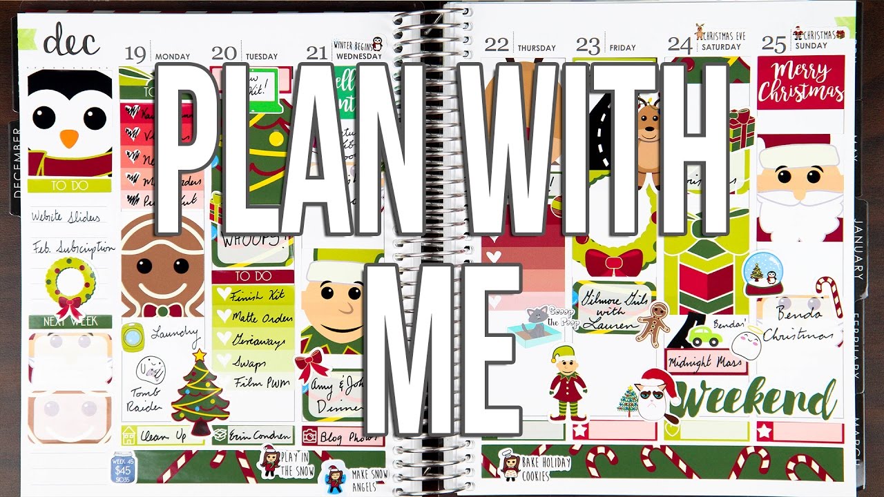 ECLP White Space Plan with Me | Christmas Layout