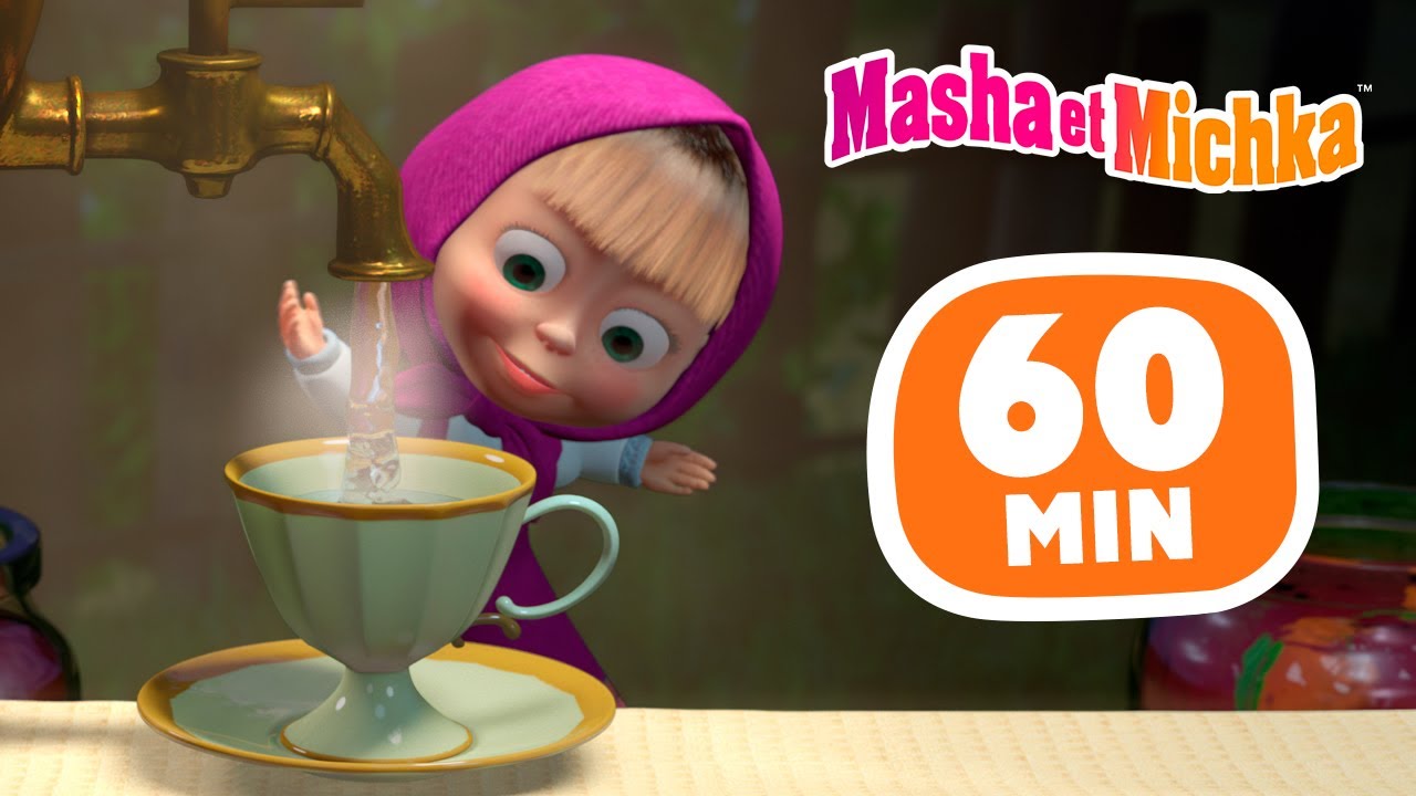 Masha et Michka 🍦 Les meilleurs moments de l'été 🍓1 heure 🌟 Collection d'épisodes
