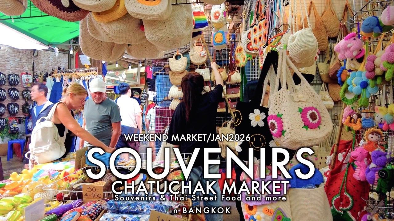 Chatuchak Market All Day Experience – Daytime Shopping to Night Market / Jan 2026