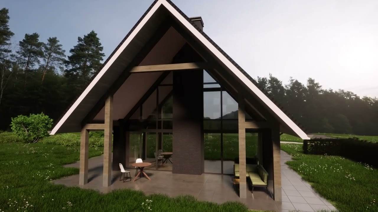 Unieke Schuurwoning gemetselde Schuurwoning incl. overstek met spanten. #Dutch Building Design