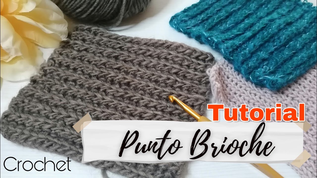 Tutorial Punto brioche uncinetto