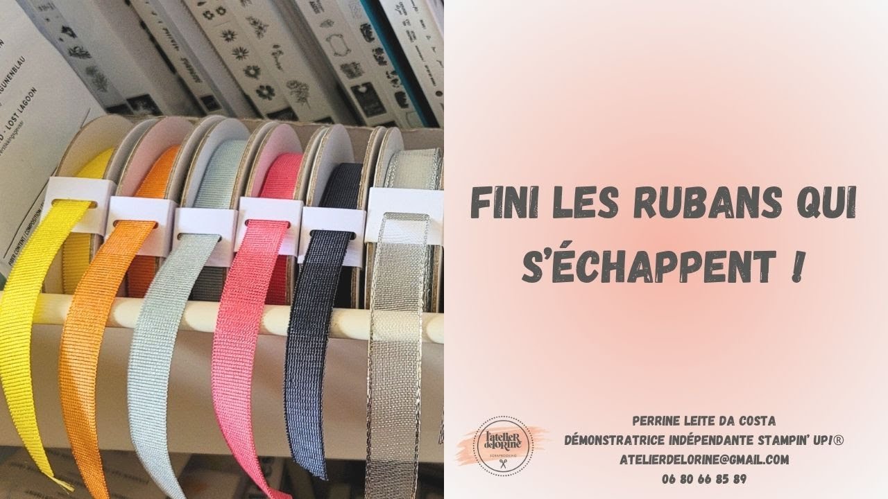 [DIY] Astuce rangement rubans – Fini les rubans qui se déroulent partout !