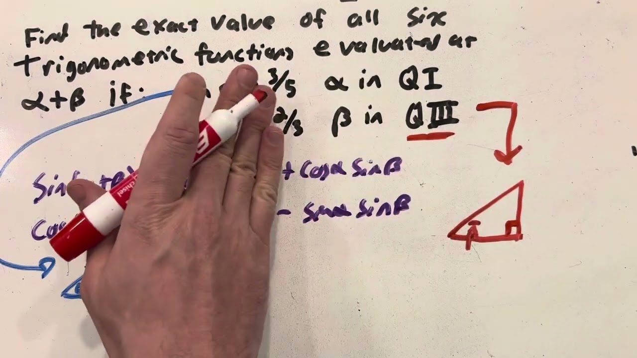 Finding exact values using sum and difference formulas