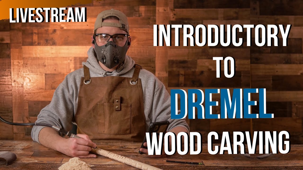 Introductory to Dremel Wood Carving/Power Carving Class + Q&A *LIVE STREAM*