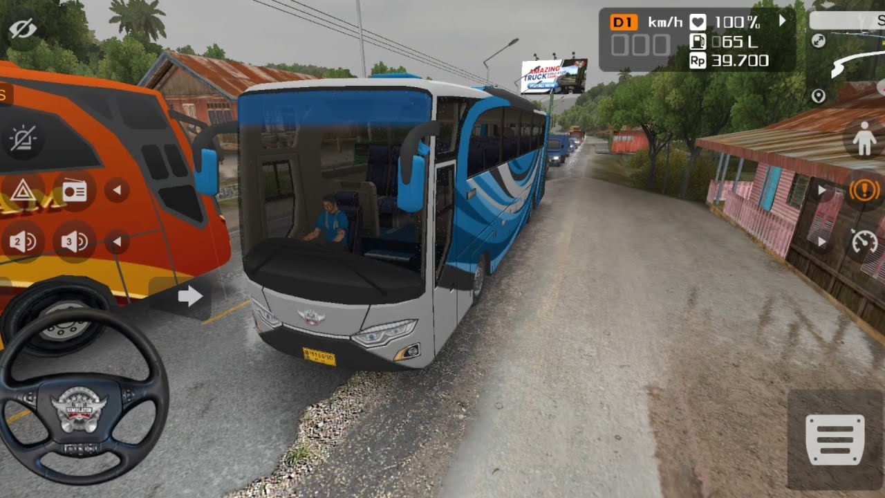Ultimate Bus Simulator Long Drive Gameplay 😱 | Realistic Accident & Rain Mode | Master Gaming Ganesh