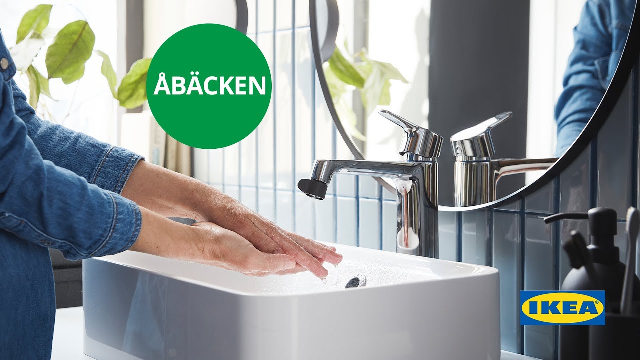 Cómo montar la boquilla de grifo ÅBÄCKEN