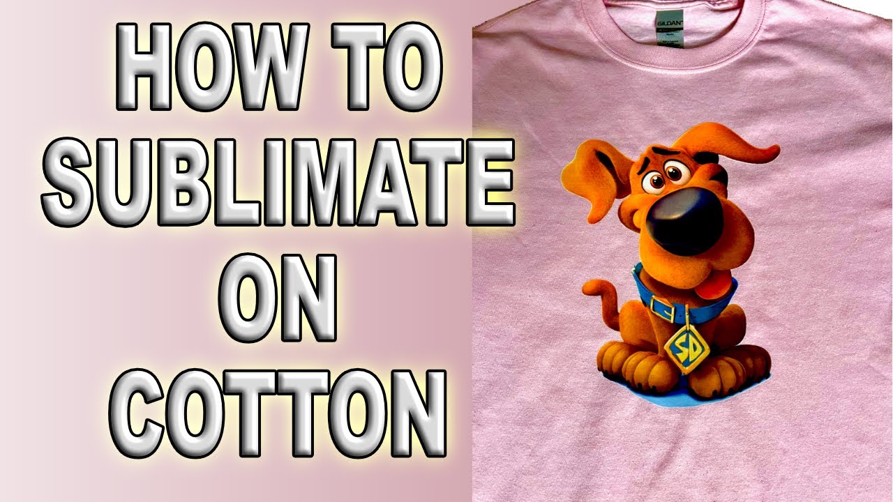 How To Sublimate On Cotton With Silhouette Cameo - Step By Step Tutorial