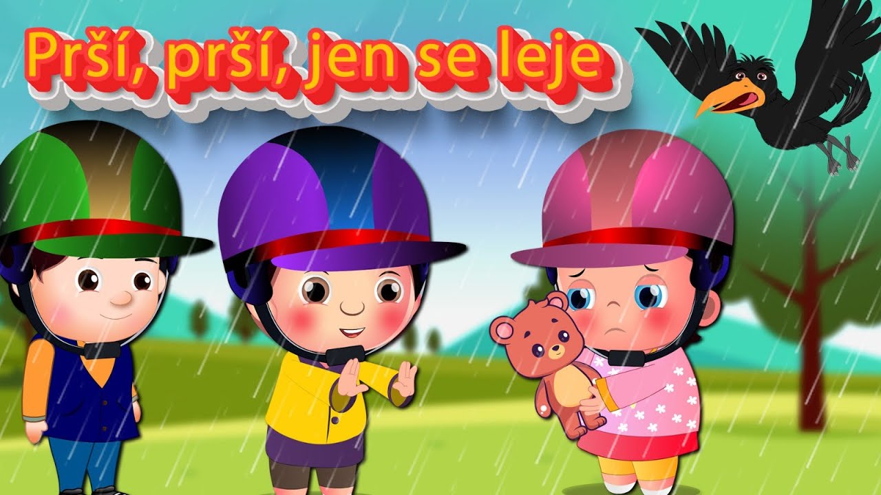 Pr&scaron;&iacute;, pr&scaron;&iacute;, jen se leje - P&iacute;sničky pro děti a nejmen&scaron;&iacute; - zp&iacute;v&aacute;nky - p&iacute;sničky pro děti