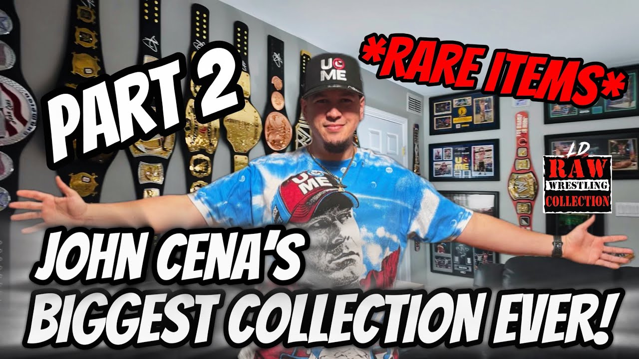 Коллекция Джона Сины для настоящих фанатов. Редкие предметы стоимостью 500 000 долларов | Часть 2