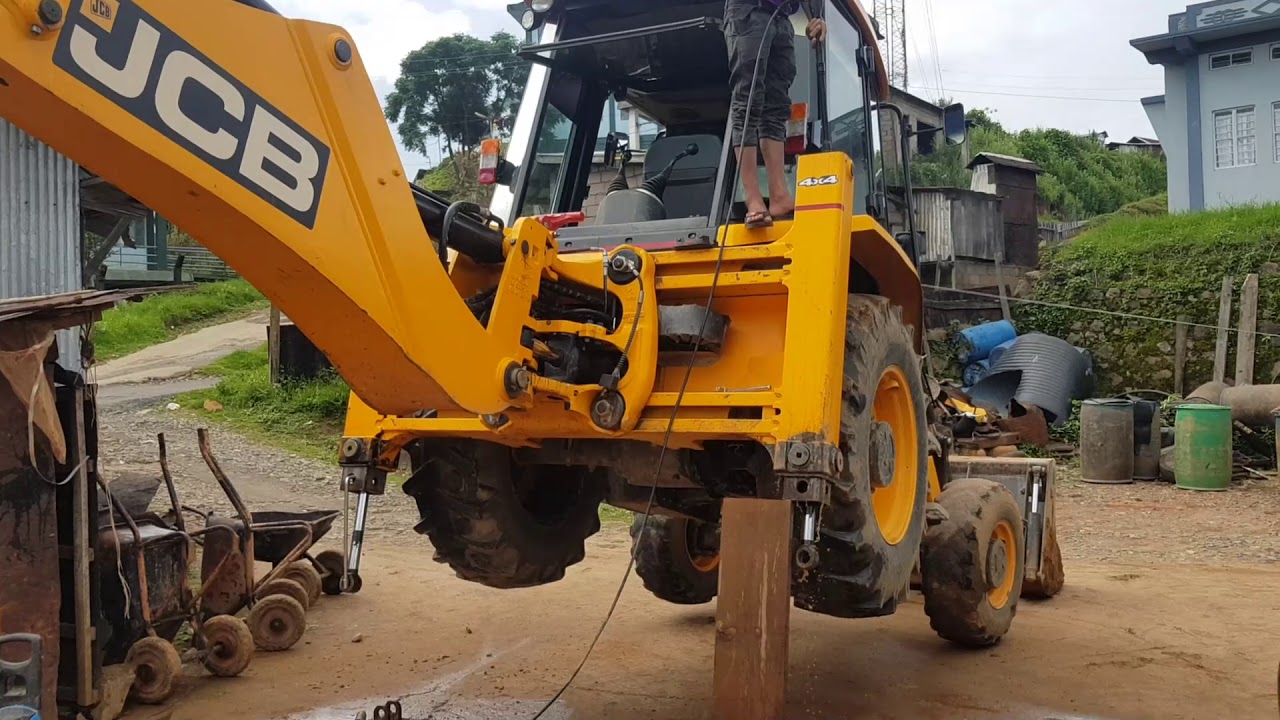 cleaning jcb 3dx super stabiliser (jcb Jack)