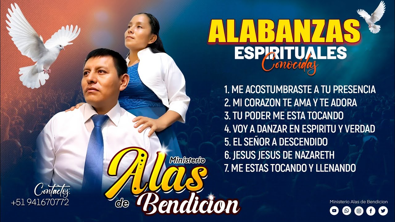 🔵 MINISTERIO ALAS DE BENDICION /// Alabanzas Espirituales Conocidas ✅️