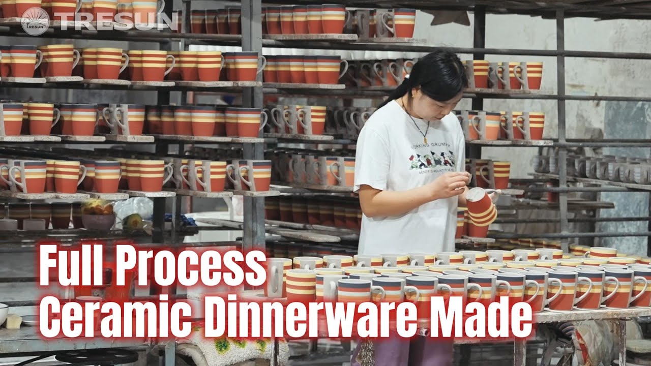 How is Ceramic Dinnerware Made? A Record of a Chinese Ceramic Factory — The Magical Journey of Clay!