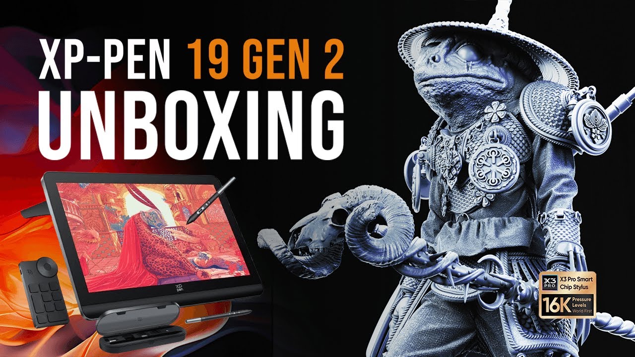 XP Pen Artist Pro 19 (Gen 2) Unboxing