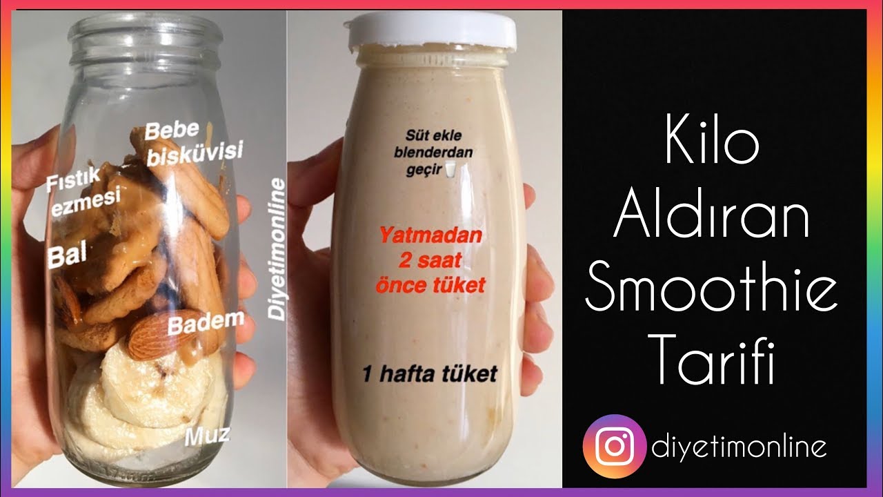 KİLO ALDIRAN SMOOTHİE TARİFİ
