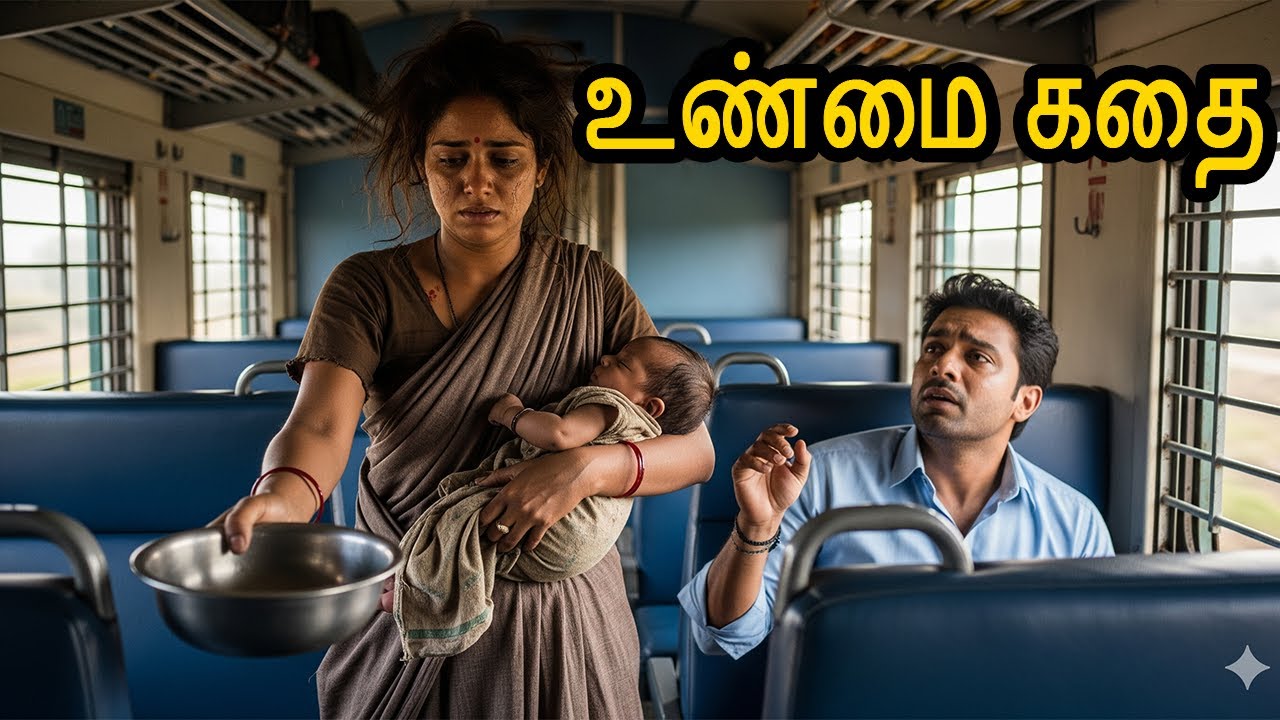 இரண்டு வருடங்களுக்குப் பிறகு கணவர் வெளிநாட்டிலிருந்து திரும்பியபோது, ​​மனைவி ரயிலில் பிச்சை | #கதை