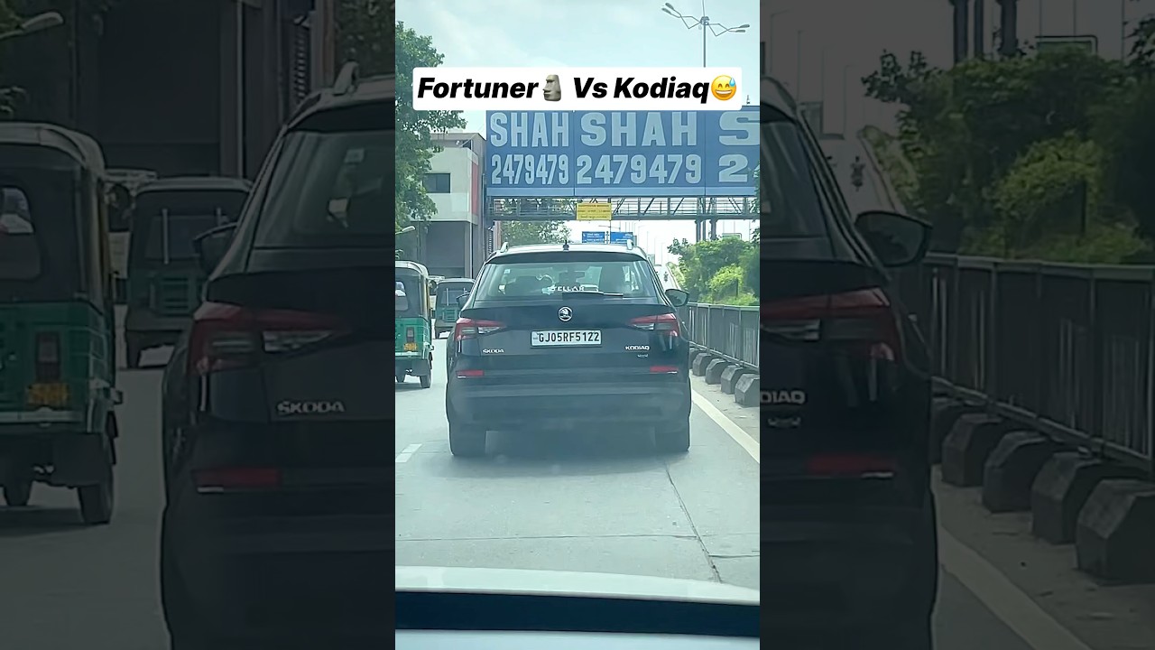 Fortuner 🗿 Vs Kodiaq 😅#shorts #fortuner #kodiaq #rivals #skoda #german #toyota #japanese