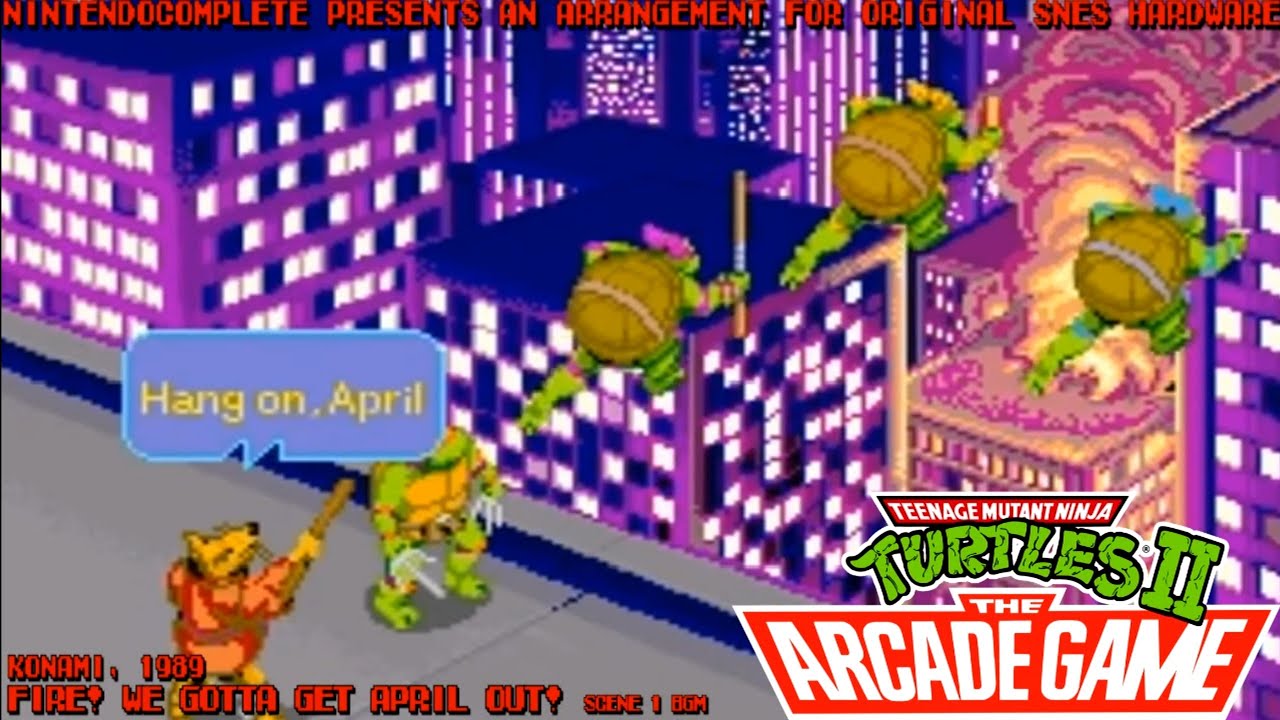 ♫FIRE! (TMNT2: The Arcade Game) SNES Arrangement - NintendoComplete
