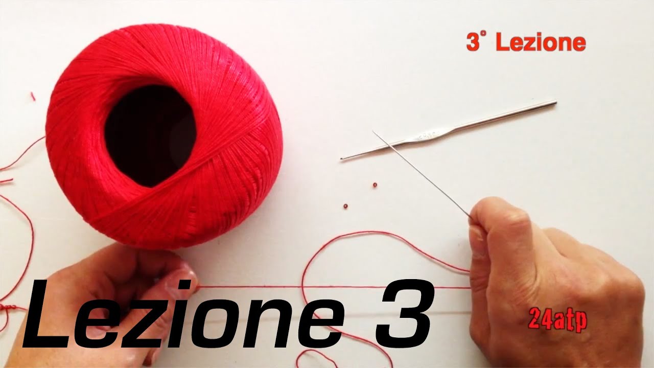 Chiacchierino Ad Ago - 3˚ Lezione Tutorial Unire Lavoro Con Uncinetto Fai Da Te Bijoux DIY Come Fare