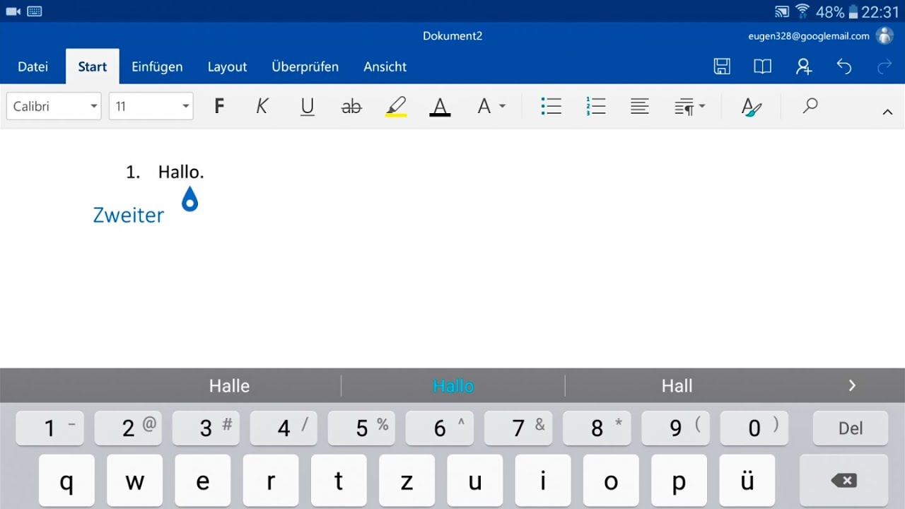 Word Android - Kann die App die Windows-Version ersetzen? [Tablet, Deutsch, German]