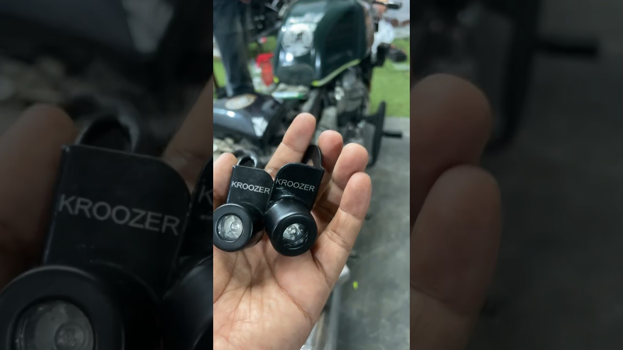 Kroozer Bike Strobe Lights, 5 Modes, Red Color, 6 Months Replacement Warranty @kroozershield3410